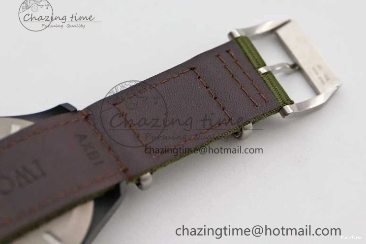 MIROTIME 0219 Packable Mark XVIII ‘TOPGUN SFTI’ Ceramic M+F Best Edition Black Dial on Green Nylon Strap 7048